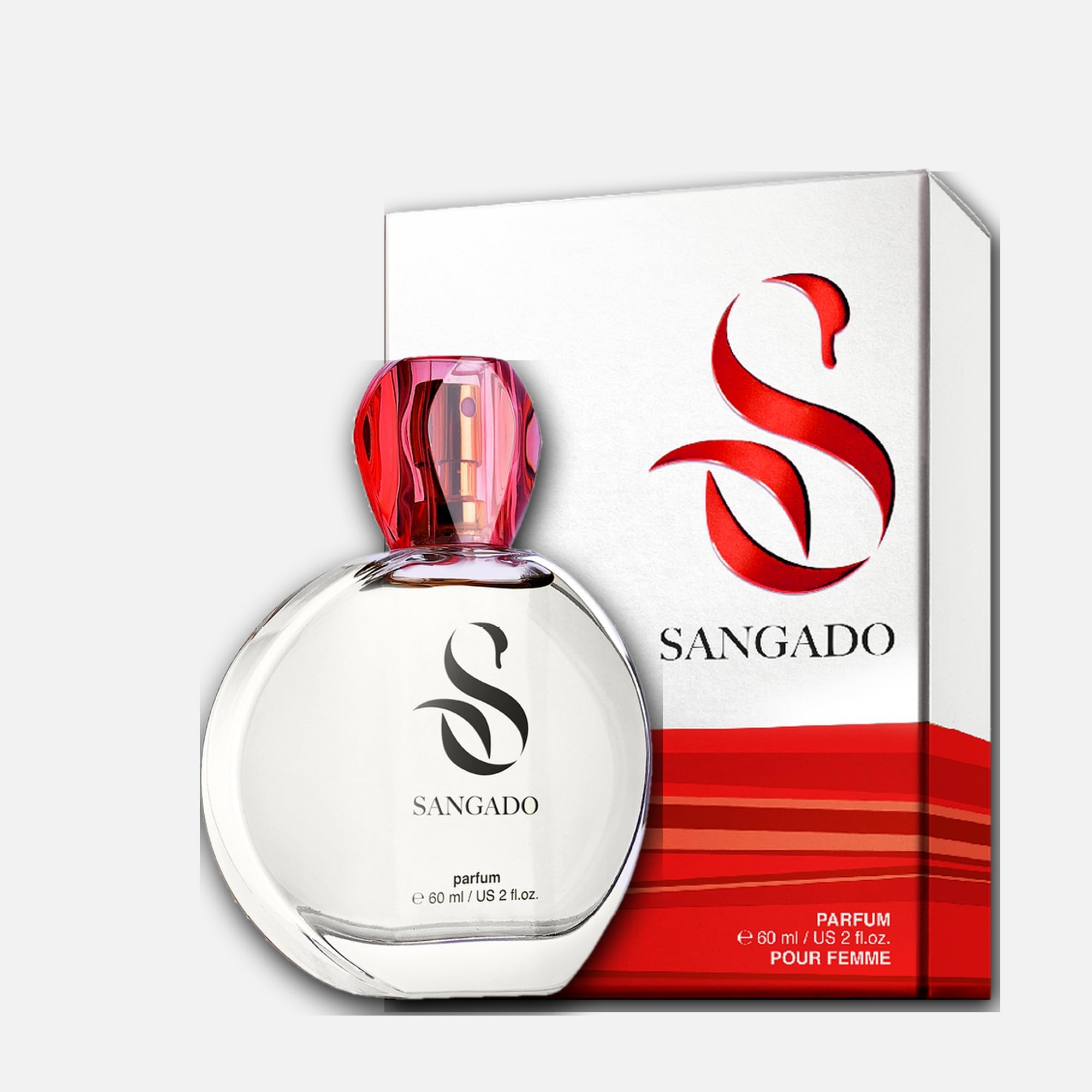 INTRICATE przez SANGADO, Perfumy dla kobiet (parfum), 8-10 godzin długotrwałego utrzymywania się, Luksusowy zapach, 60 ml, Kod: 934