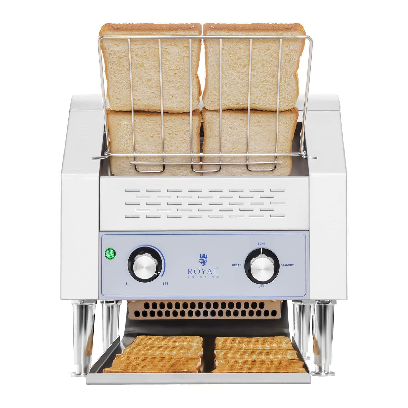 Royal Catering - RCKT-1940 - Durchlauftoaster - Edelstahl