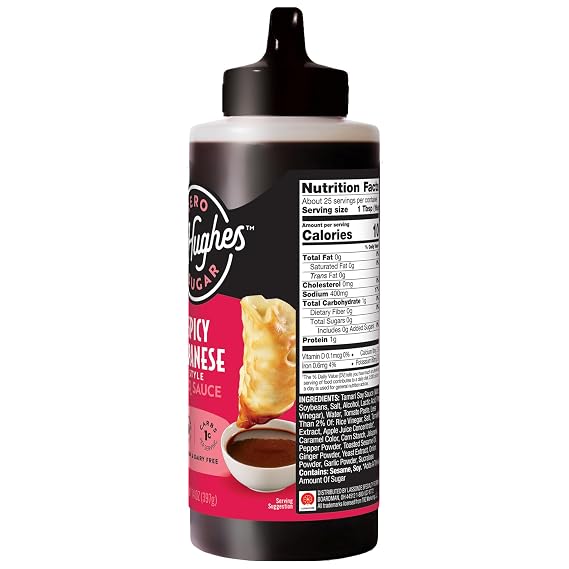 G Hughes Sugar Free Spicy Japanese BBQ Sauce - 14 Fl Oz (Pack of 1)