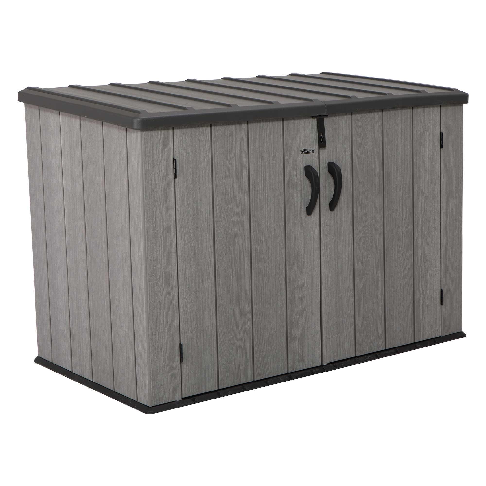 Amazon.com : LIFETIME Horizontal Outdoor Storage Shed, Weather