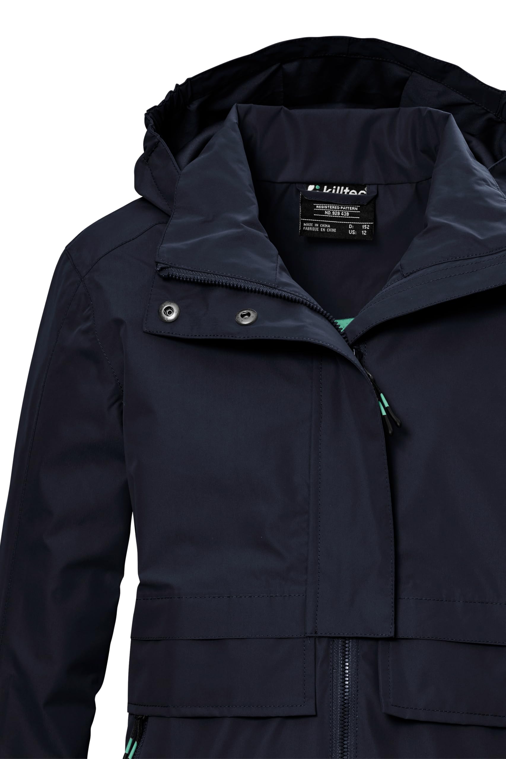 Killtec Kos 149 Grls Jckt Chaqueta funcional impermeable con capucha Niñas
