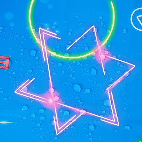 Miniatura 5 de WERNNSAI Mantel azul para fiesta de videojuegos  Paquete de 2 decoraciones de fiesta de cumpleaños de 54 x 108 pulgadas para niños y niños, fundas