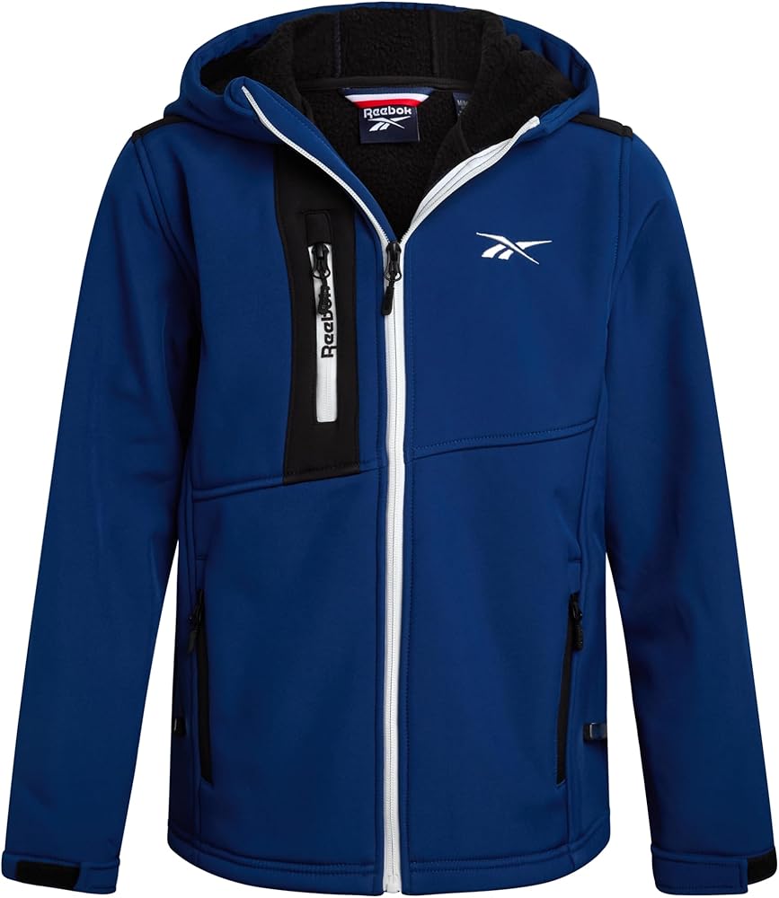 Amazon.com: Reebok Boys Softshell Jacket - Soft Cozy Brushed