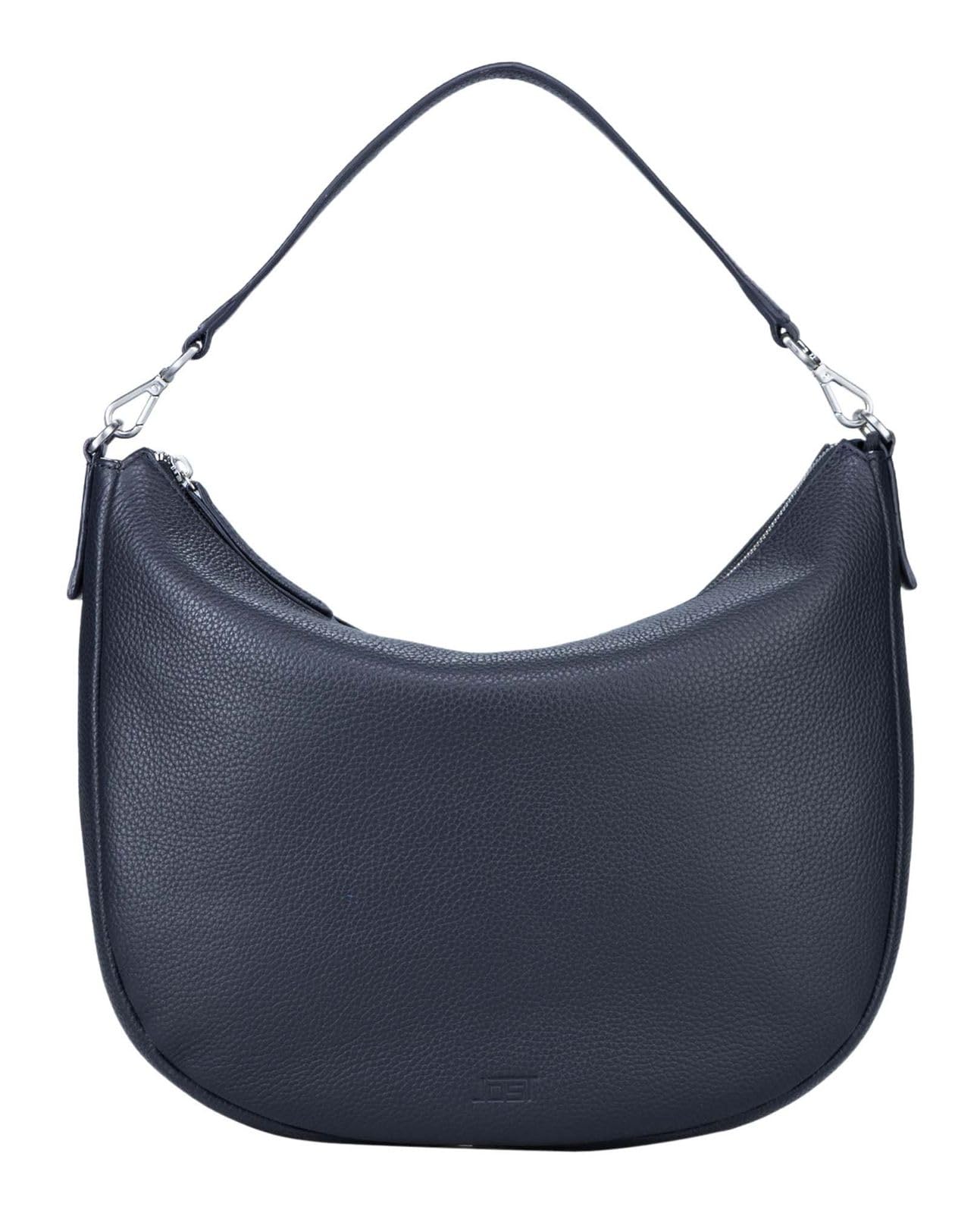 Bolso hobo JOST Vika azul marino con doble función de hombro y bandolera 6