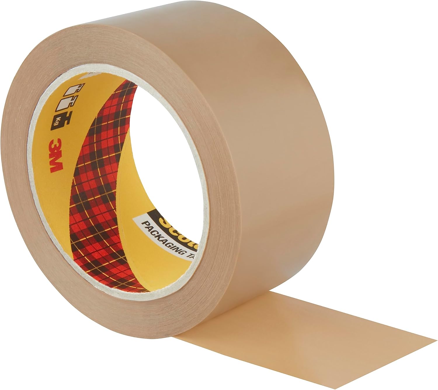 Scotch Secure Seal Packaging Tape Brown 50 mm x 66 m 6 Rolls/Pack - Ideal for Packing Boxes and Parcels