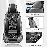 Vista 3 de para Lexus es fundas para asientos de coche 2002-2024, cojín de asiento de coche premium, protectores de asiento impermeables, accesorios