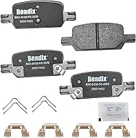 Vista 299 de Bendix Priority1 CFC154 - Juego de pastillas de freno de disco para Avanti II, Century, LeSabre, Regal, Riviera, chasis comercial, DeVille