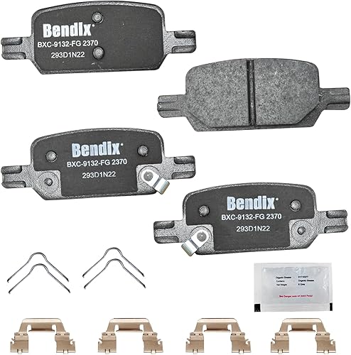 Miniatura 299 de Bendix Priority1 CFC154 - Juego de pastillas de freno de disco para Avanti II, Century, LeSabre, Regal, Riviera, chasis comercial, DeVille