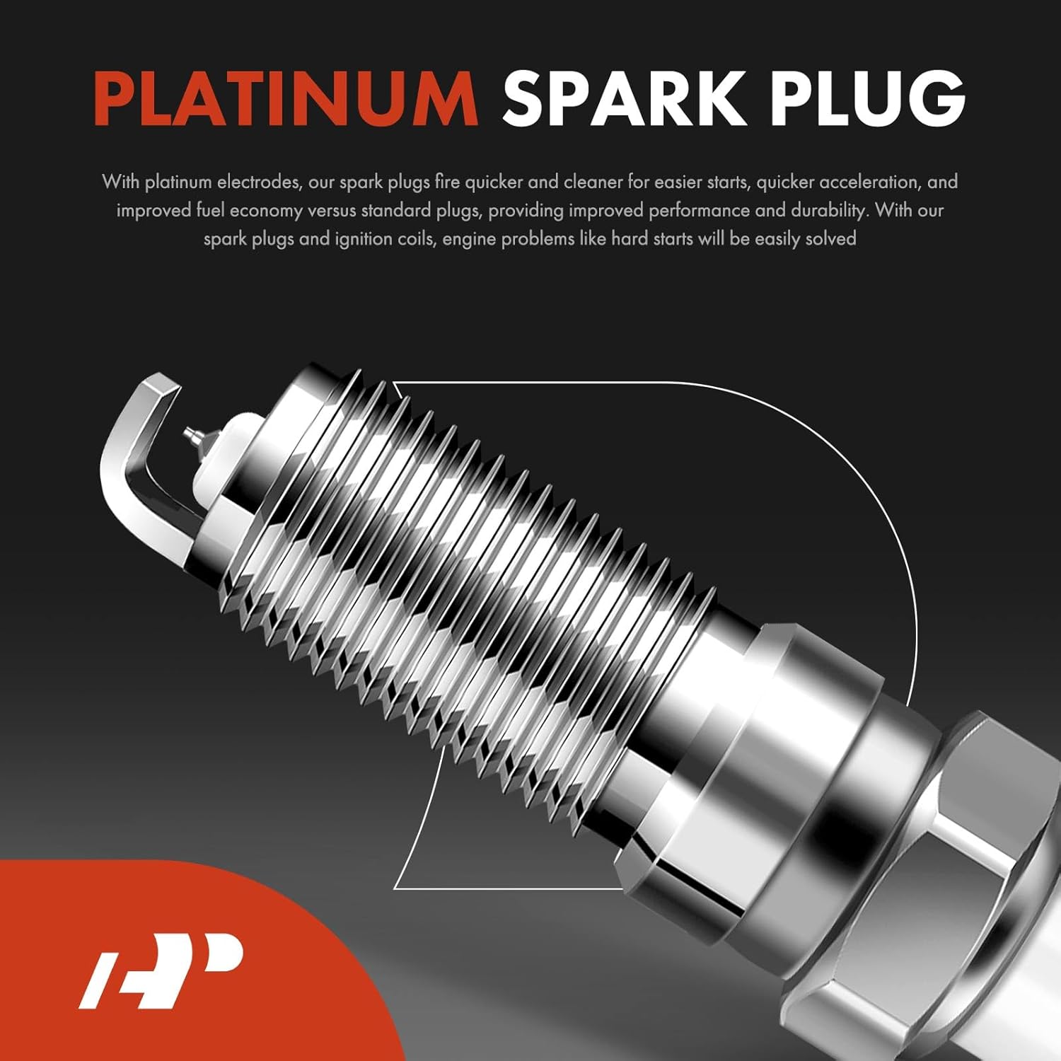 A-Premium Ignition Coil Pack and Iridium Spark Plugs Compatible with Chevrolet Equinox, Malibu & Pontiac G5 Solstice & Saturn Aura & GMC Terrain & Saab 9-5 & Buick LaCrosse, Verano, Regal, 4-PC Set