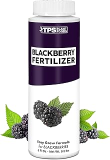 BlackBerry Fertilizer for BlackBerry Plants, Supports Healthy Growth and Plump Berries in BlackBerry Plants, Liquid Fertilizer by TPS Plant Foods, 8 oz (250mL)
