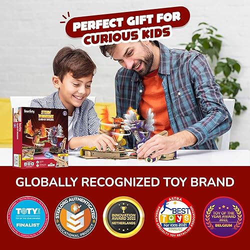 Miniatura 7 de Smartivity Juguete definitivo de dragones de lucha para niños de 6 a 12 años de edad, ideas de juego de batalla de 2 jugadores para niños y niñas