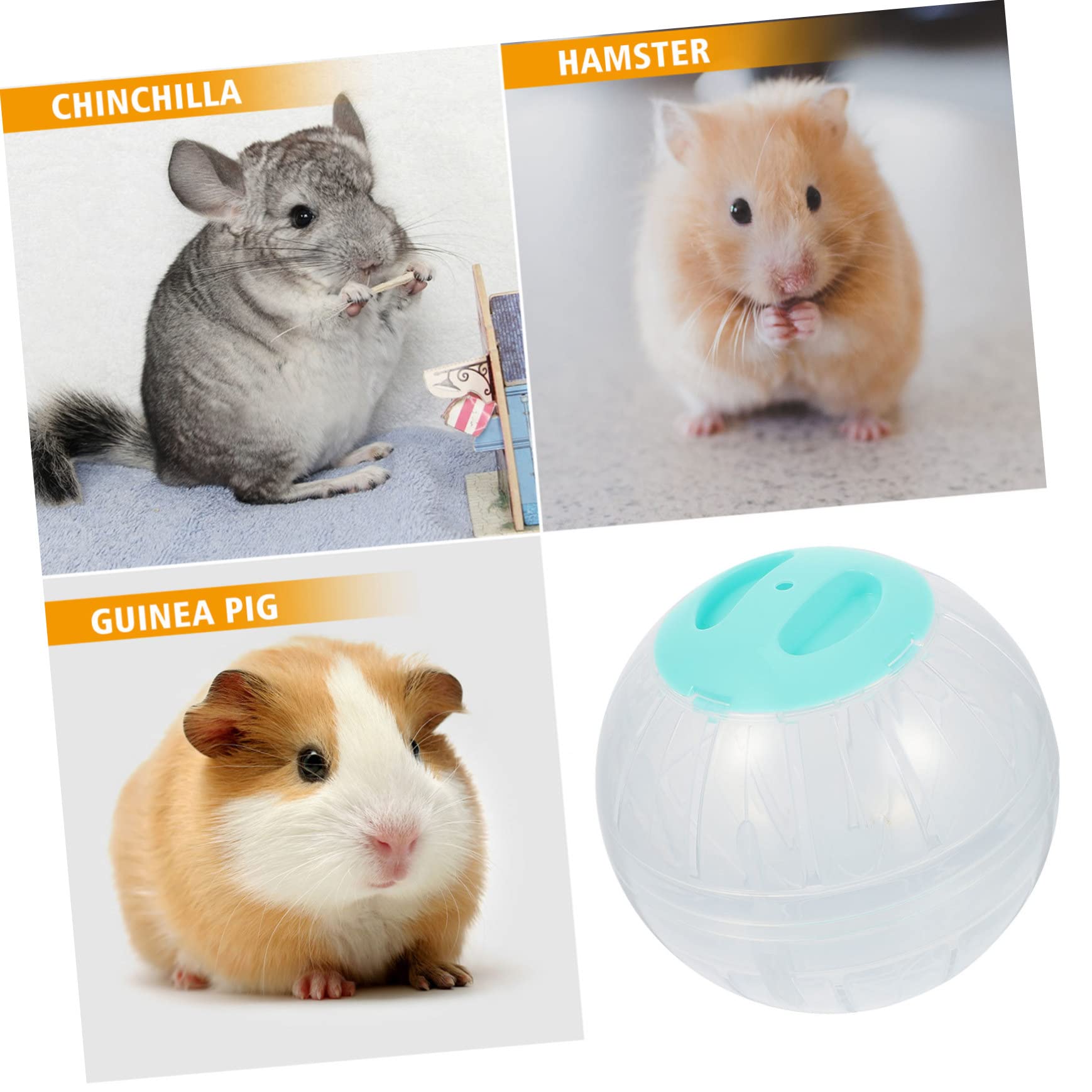 4stücke Hamster Laufbälle Transparente Aktivitätsbälle Für Hamster Und Kleine Haustiere Für Bewegung Und Spielspaß Transparent Fördert Die Fitness Und Langeweile