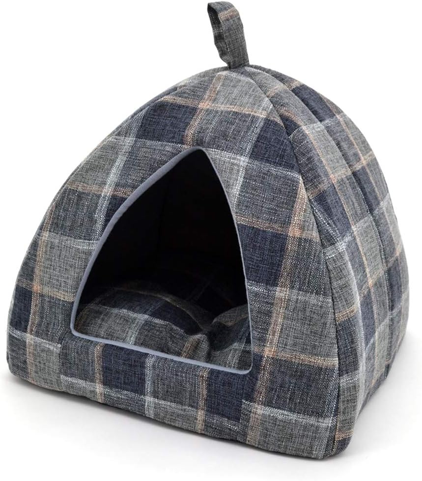 Pet Tent-Soft Bed for Dog and Cat by Best Pet Supplies - Beige Corduroy, 19" x 19" x H:19"