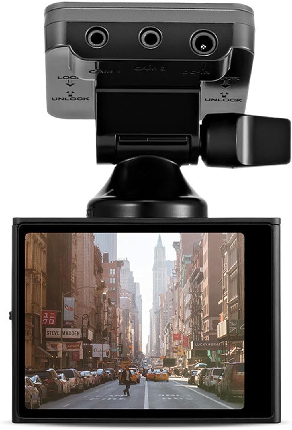 Momento MD7205 2K QHD 3-Channel Front and Rear Dash Camera System - High-Resolution Video Recording, Wide Coverage, and Advanced Security for Your Vehicle