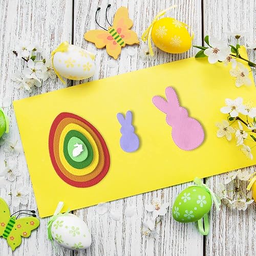 Miniatura 4 de ALIBBON 3 troqueles de conejo de Pascua para hacer tarjetas troqueles de corte de huevos de conejo moldes de plantillas de metal troqueles de