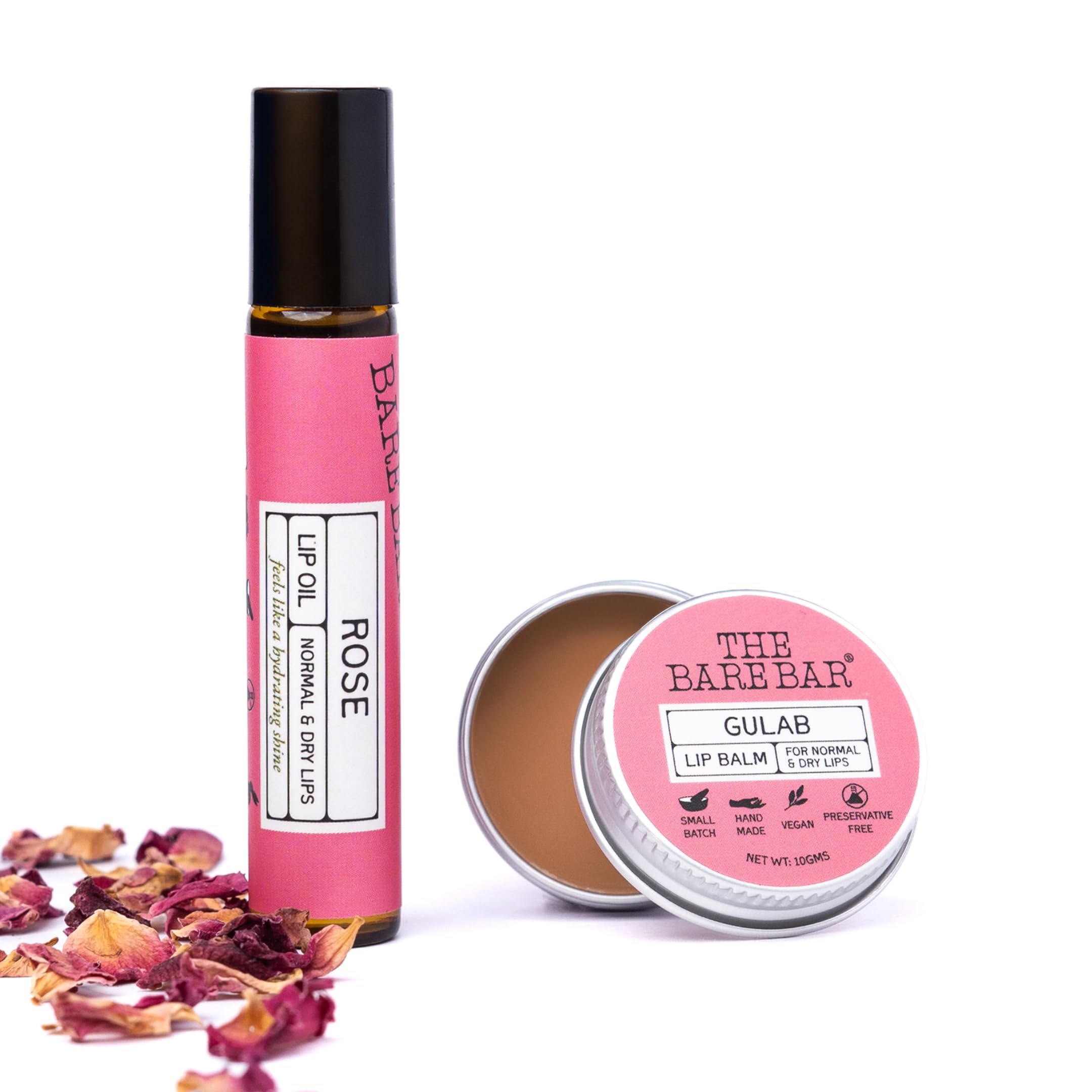 The Bare Bar Gulab & Rose Lip Care Combo | Hydration Duo | Pack of 2-image-39