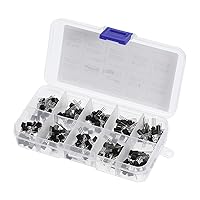 Vista 1 de PATIKIL PNP NPN Power Transistor Surtido Kit, 200pcs 10 Tipos Componente Electrónico para Aplicaciones de Conmutación de Uso General