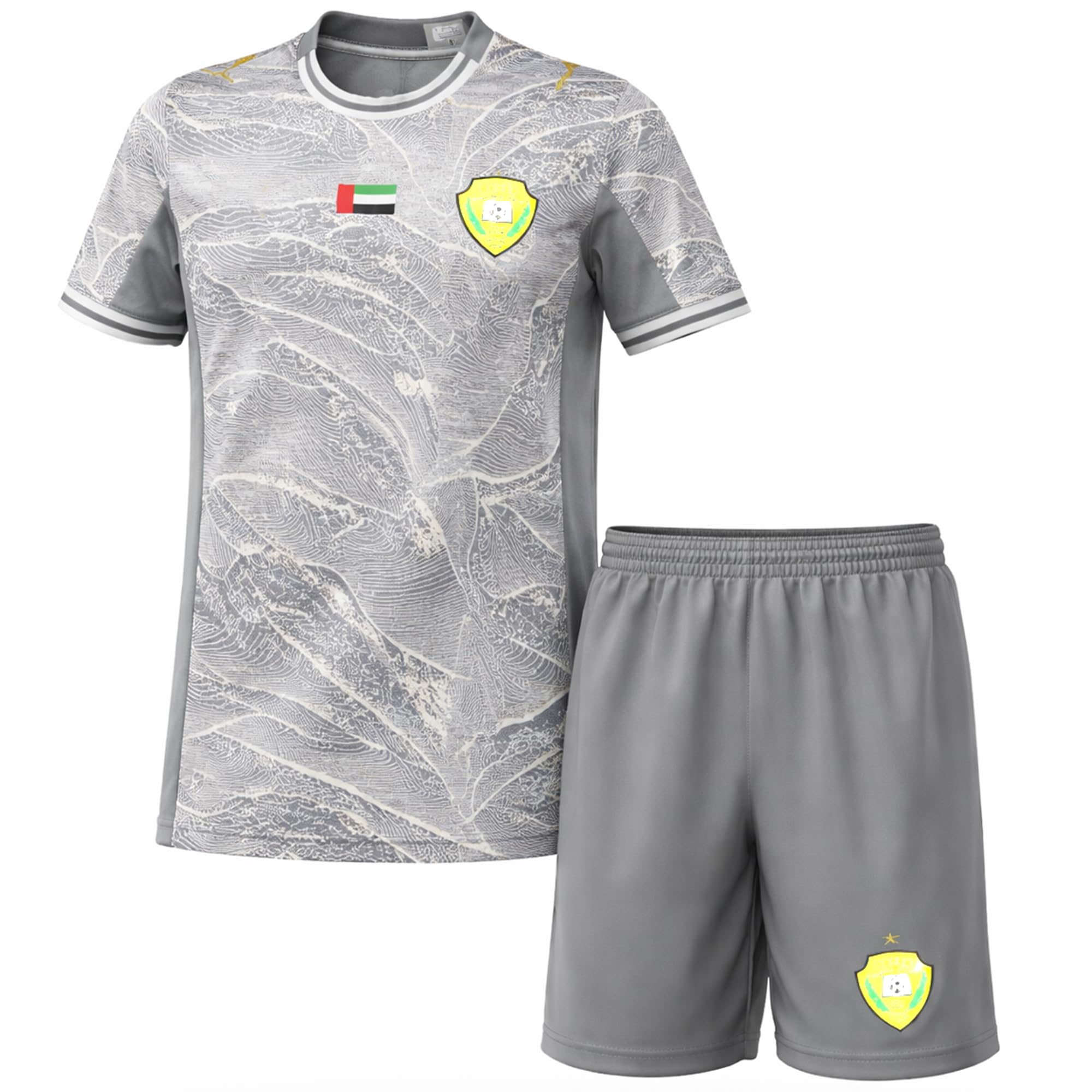– Wasl Football Jersey & Shorts Set, Youth Boys and Kids, Short Sleeve Soccer Training Kit, Breathable Lightweight Sportswear Athletic Outfit, soccer kit