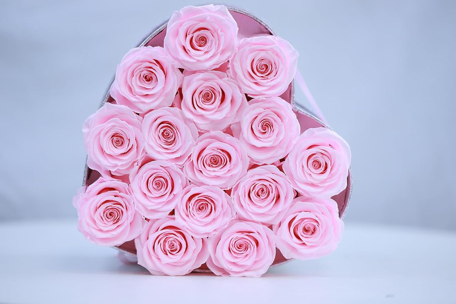 16 Pink Forever Roses in a Box, Preserved Flowers for Delivery, Anniversary Mothers Day Valentines Day Birthday Gifts for Women Mom Wife Girlfriend Her Grandma - Image 8