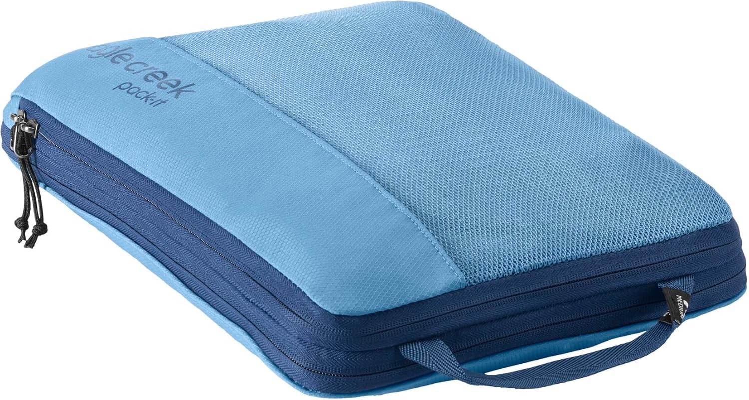 Eagle Creek Pack-It Isolate Compression - Lightweight Cube for Optimizing Luggage Space - Easy-Grab Zipper - Convenient Top Handle - Recycled Materials - Small - Image 8