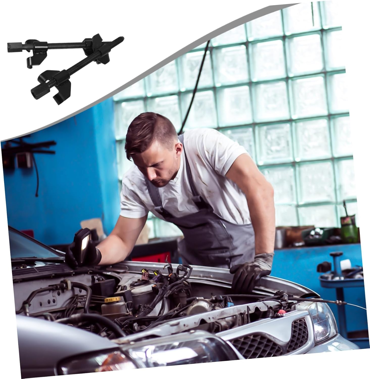 STOBAZA Strut Spring Compressor Tool Coil Spring Installer/Remover for Mechanics