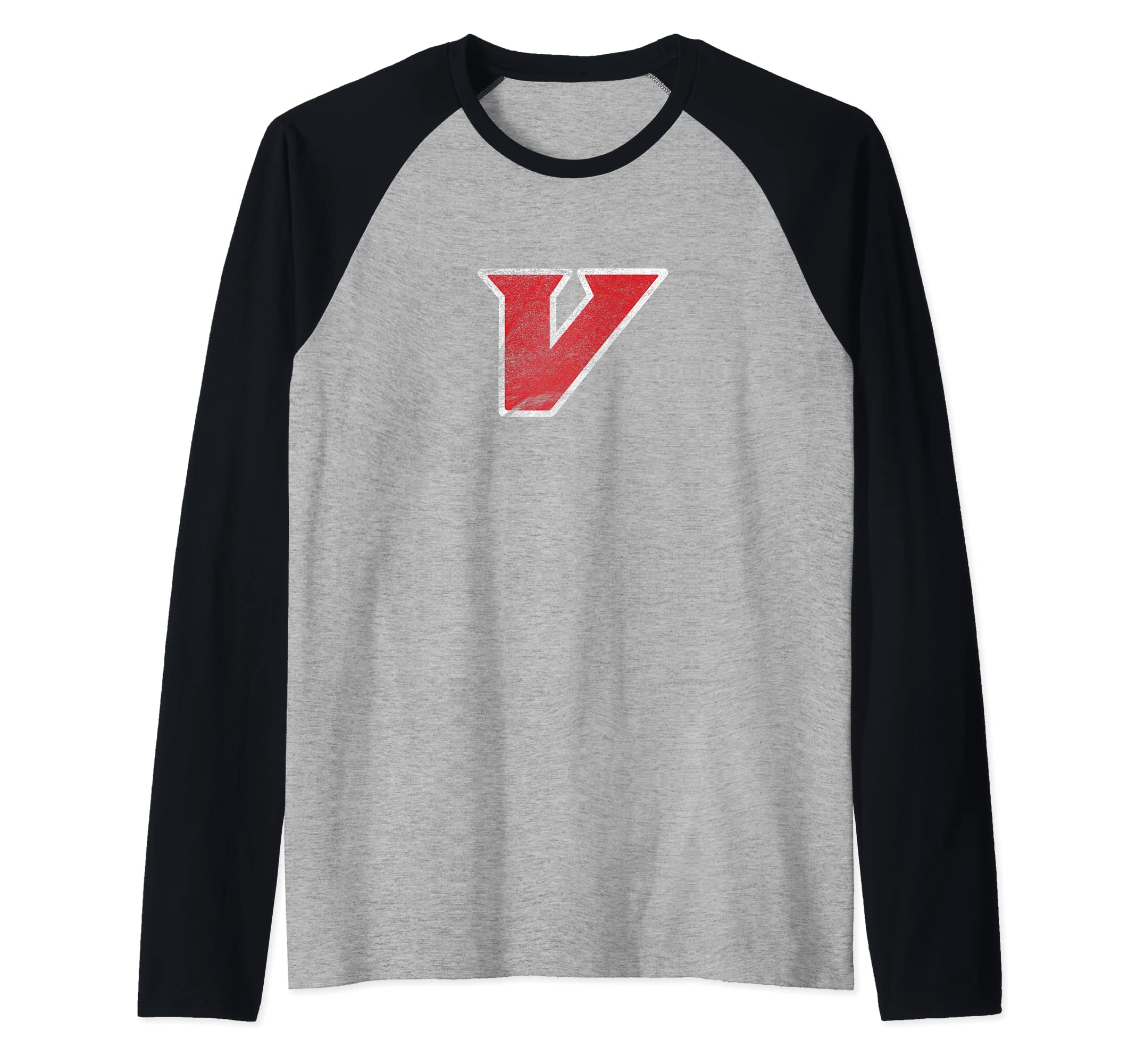 UVA's College at Wise Cavaliers Distressed Primary Raglan Baseball Tee