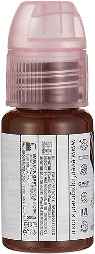 Miniatura 2 de Evenflo Colours - Maquillaje permanente para cejas, utilizado para técnicas de microblading y tatuaje, pigmento cosmético profesional, color moca,