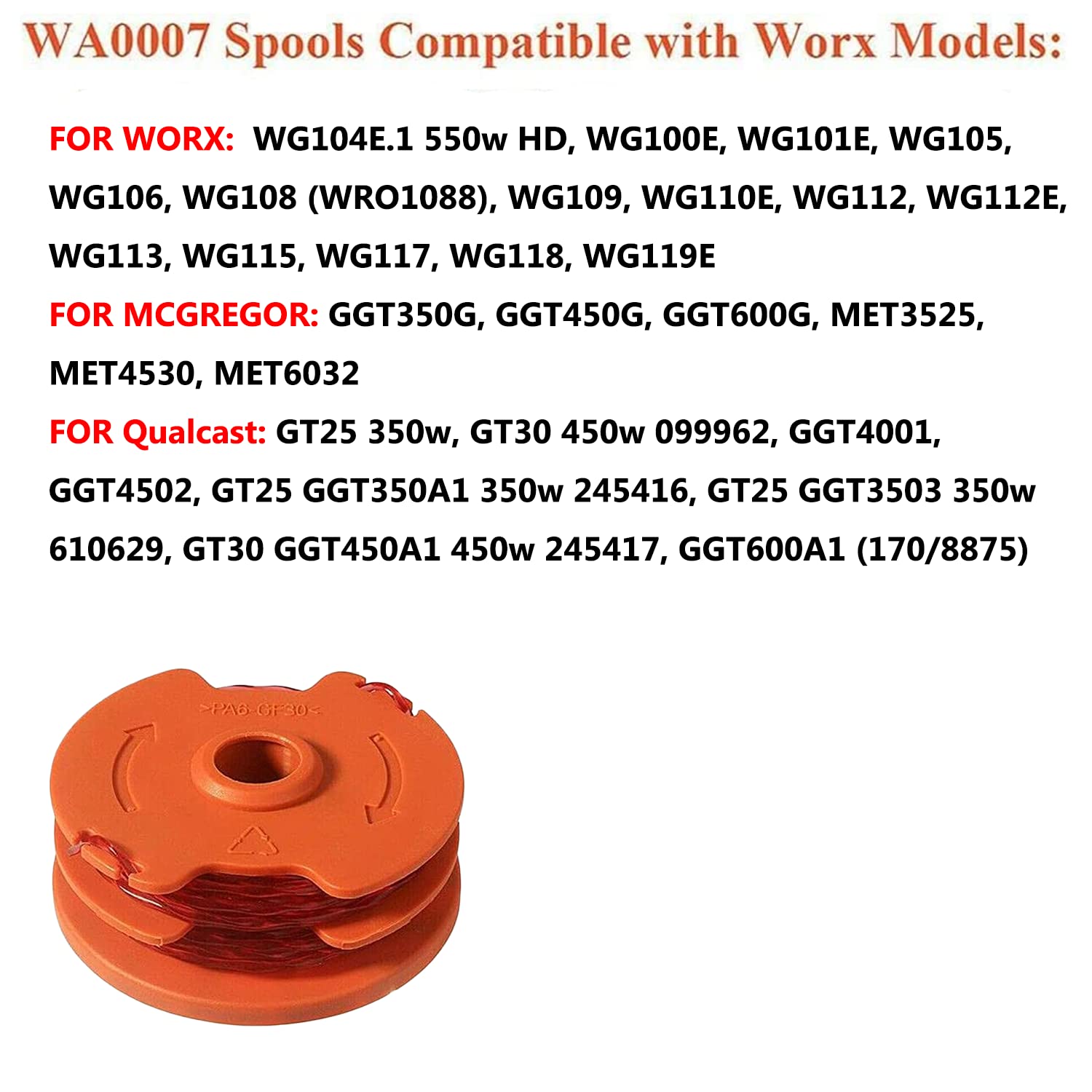 MOECSHSY Strimmer Spool for Mcgregor Worx - Image 3