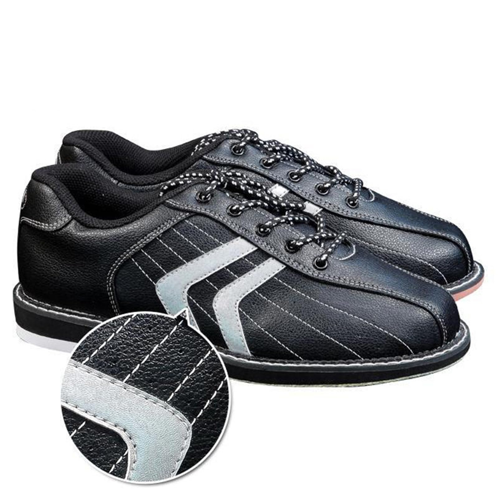 Scarpe da Bowling Antiscivolo,Scarpe da Bowling per Uomo,Sneaker da Bowling,Comodo E Traspirante,Facile da Indossare E da Togliere,A Principianti,Sport Liberi E Sport Amatoriali