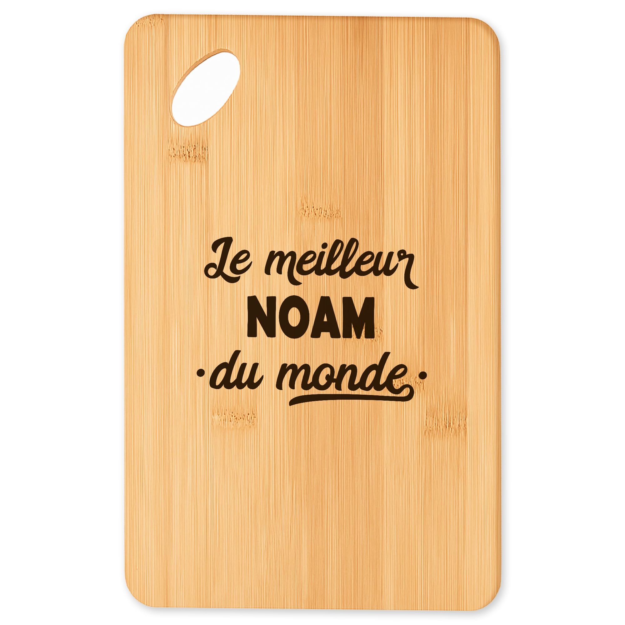Planche à découper en bambou Super Noam 2 pour cuisine et barbecue