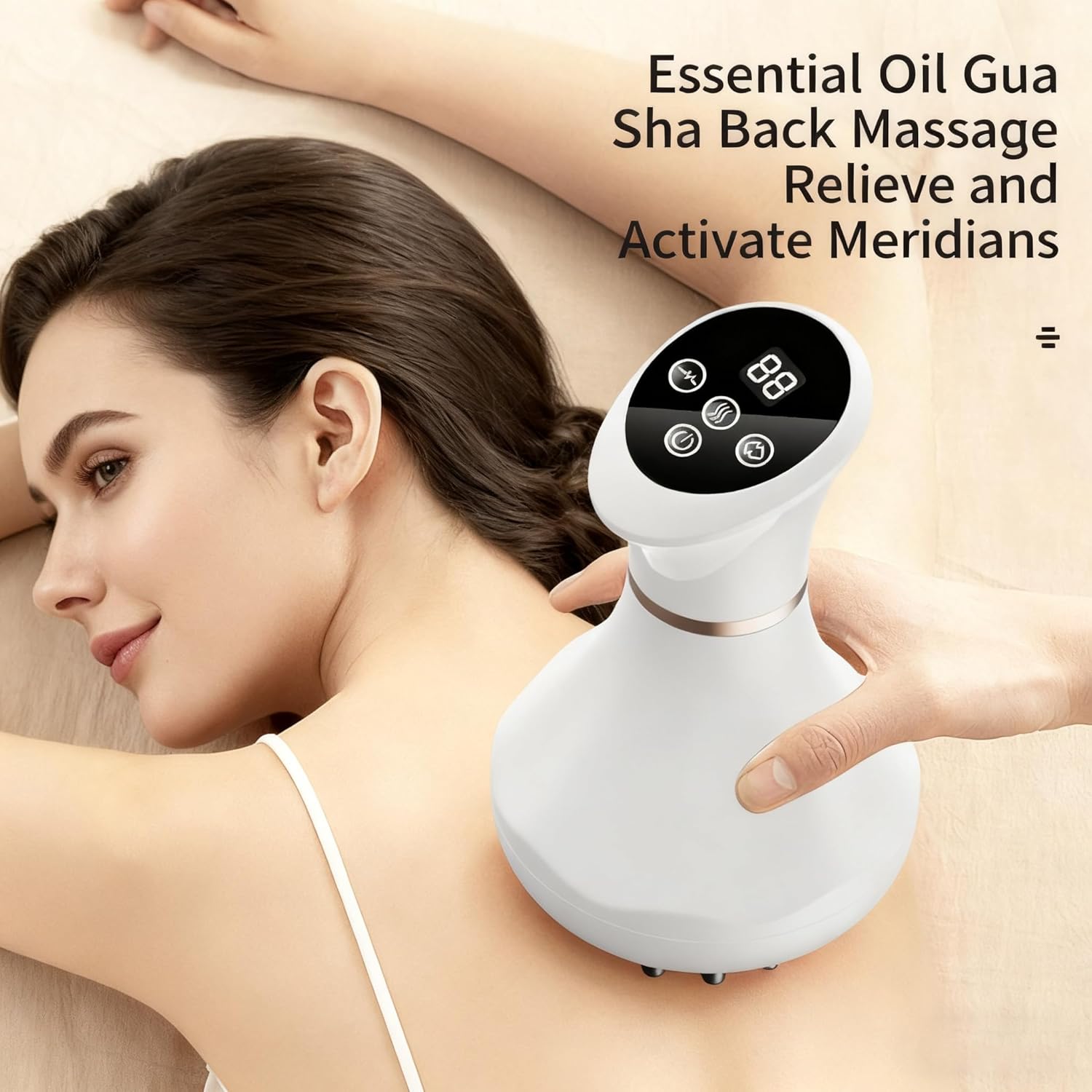 Body Sculpting Machine,Lymphatic Drainage Massager & Anti Cellulite Massage Tool,Helps Reduce Stretch Marks ，Cellulite for Legs, Arms Belly, Legs, Arms, Hip, Muscle & Lower Back，Reduce Sciatica Nerve