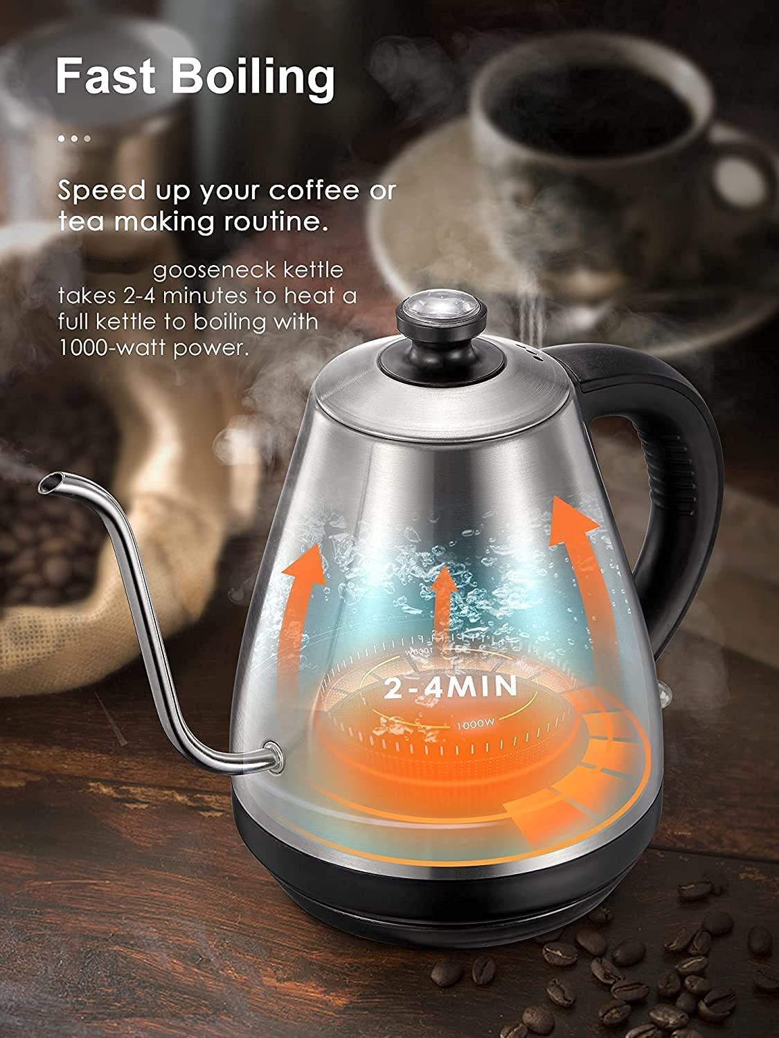 Buy Gooseneck Kettle, Pour Over Electric Kettle for Coffee and Tea