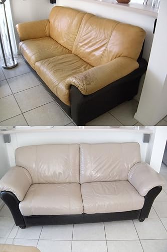 Miniatura 7 de Blend It On Leather Max Large Project - Tarro de 8 onzas para renovar tus muebles, chaqueta, sofá o asiento de coche, instrucciones súper fáciles,