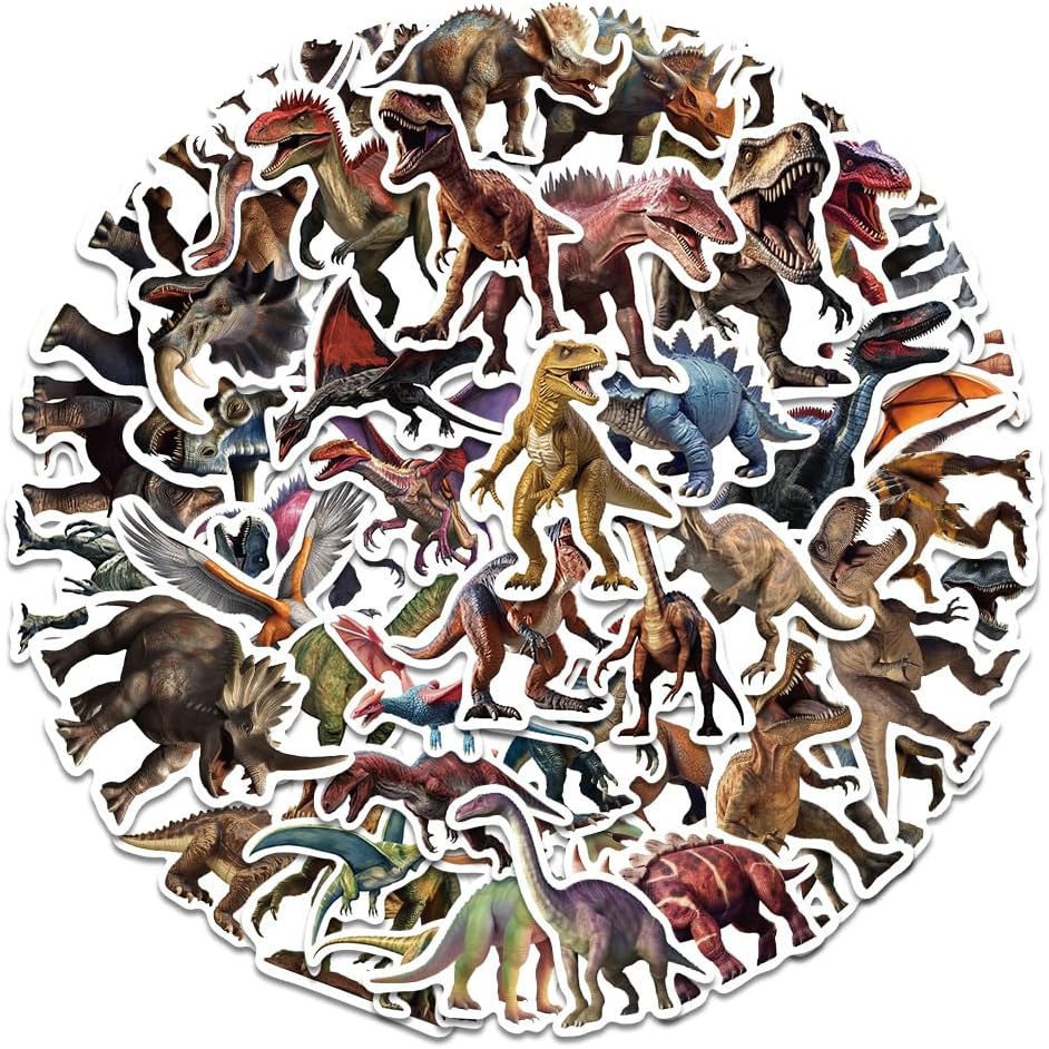 172PCS Dinosaur Party Favors for Kids 4-8 - Ultimate Birthday Goodie Bag Stuffers, Pinata Fillers & Classroom Prizes Box | Includes Dino Masks, 3D Puzzles, Slap Bracelets & Stickers (Gift Ready) - Image 7