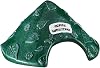 Toad House Leaf Pattern Frog House Resin Protective Toad Habitat with Welcome Sign Cute Toad House for Outside Garden Zoo Aquarium Green
