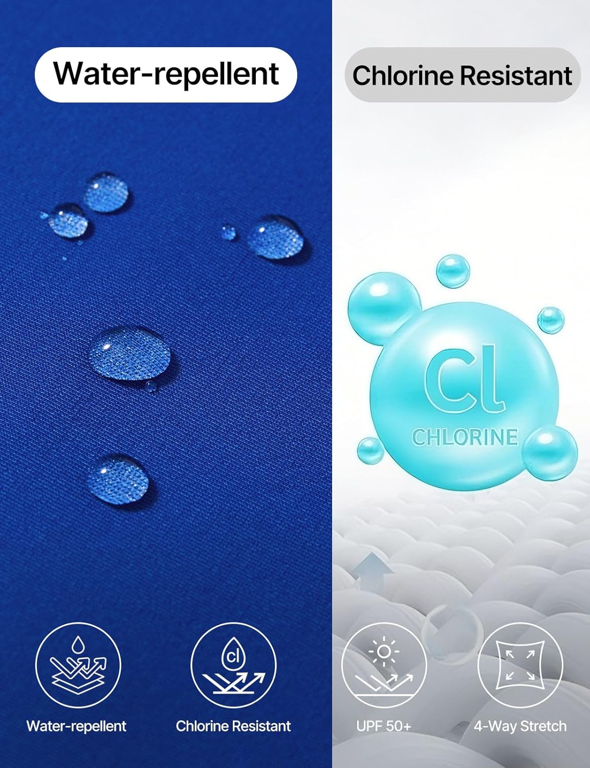 baleaf Women's One Piece Swimsuit Adjustable Straps Athletic Racerback Training Bathing Suit Swimwear - Image 5