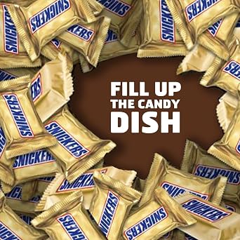 SNICKERS Minis Size Chocolate Candy Bars 4.4-Ounce Bag (Pack of 12)