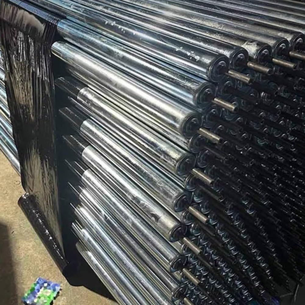 Heavy Du - Confezione da 3 rulli di ricambio in acciaio per rimorchi, recinzioni, zattere, rulli di diametro 3,8 cm e 5,1 cm, lunghezza 600 mm (50 mm)