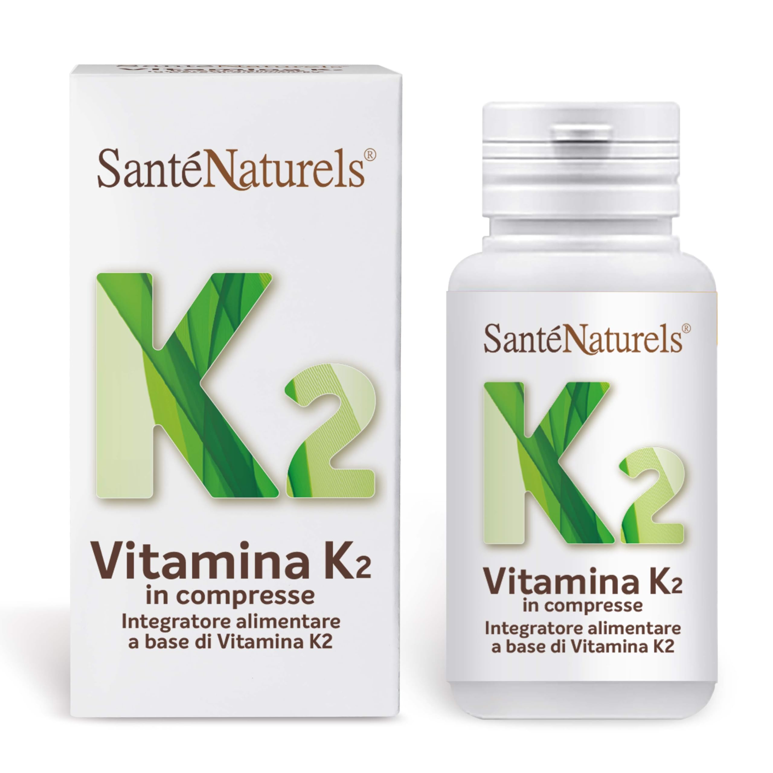 Vitamina K2 ● 60 Compresse ● Supporto per Salute di Ossa e Cuore ● Alto Assorbimento
