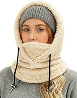 Vista 26 de YESLIFE Pasamontañas de esquí para hombres y mujeres, máscara facial de invierno, Shiesty para esquí, snowboard y motocicleta