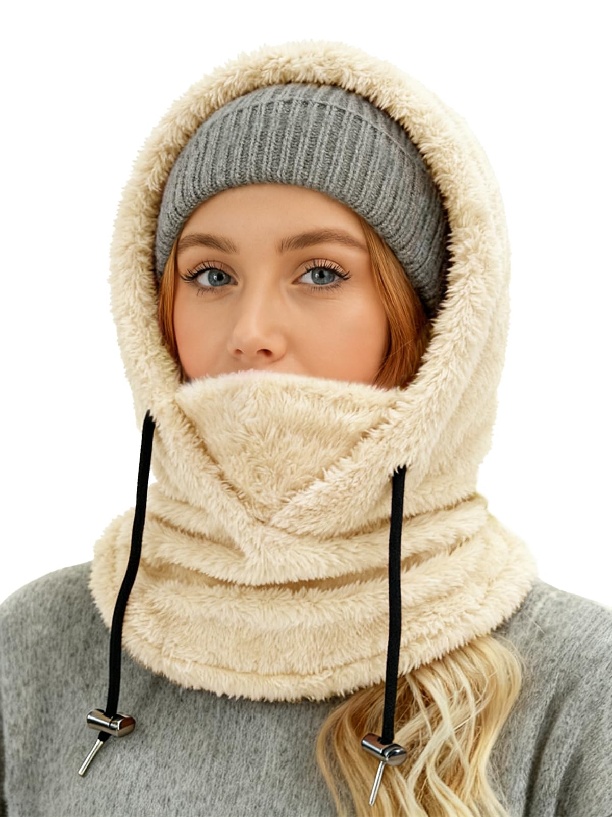 YESLIFE Winter Balaclava Ski Masks for Cold Weather, Fleece Thermal Face Mask, Neck Gaiters