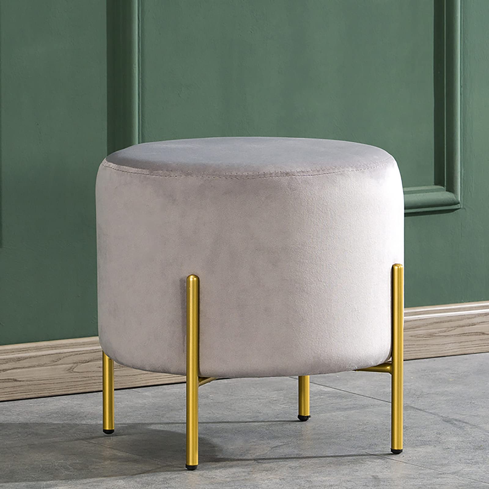 Repose-Pieds en Peluche Moderne pour Canapé du Salon et Entrée Cosy