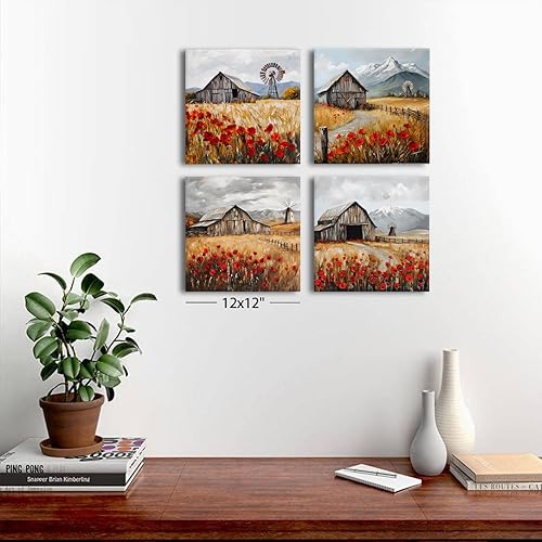 Miniatura 176 de Decoración rústica de cabaña, arte de pared de oso de vida silvestre, bosque, guardería, águila, lobo, alce, ciervo, imágenes para sala de estar,