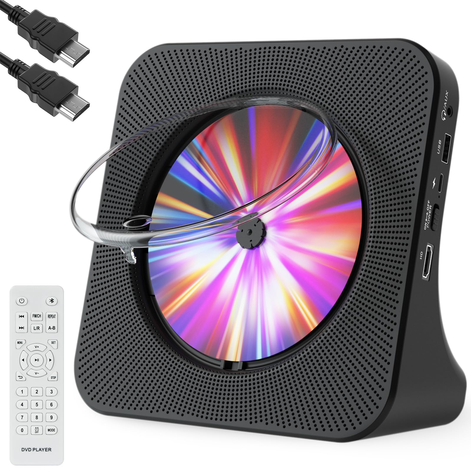 Bluetooth CDプレイヤー リモコン添付 Amazon.co.jp: Gueray CDプレーヤー Bluetooth受信/送信