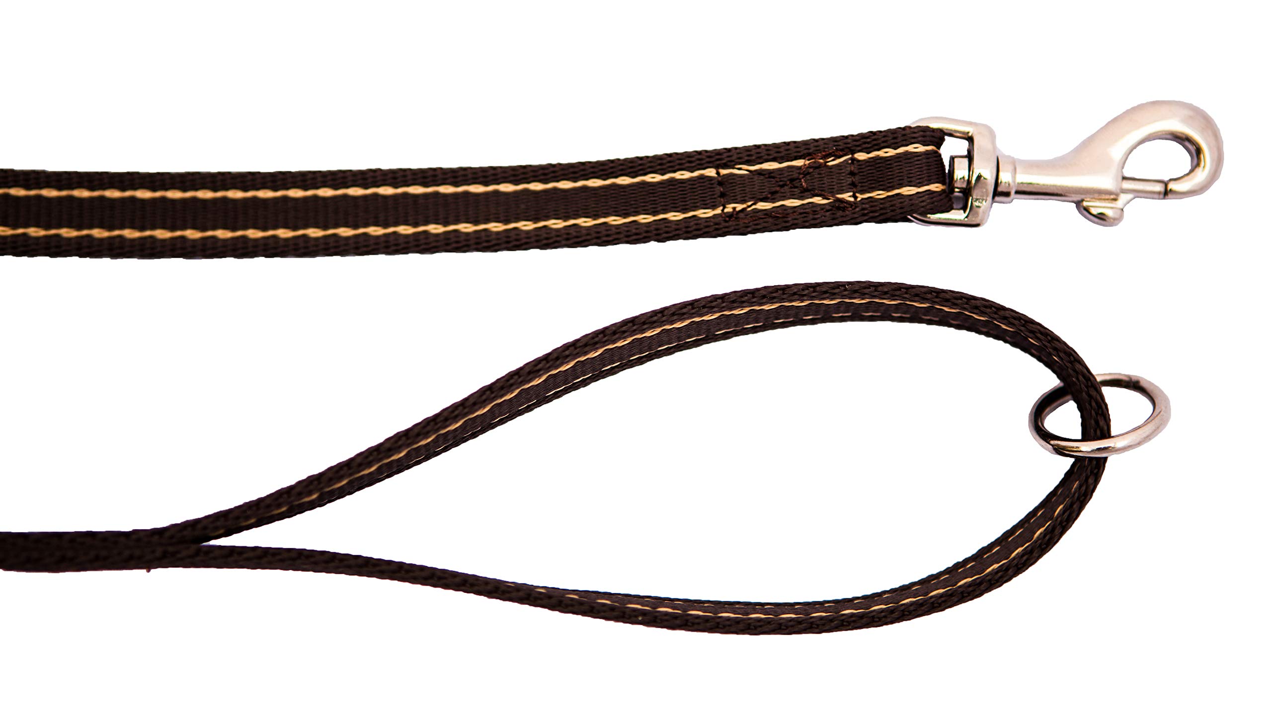 Gencon Clip Lead Dogs | Training Lead | Trigger Clip | UK Made | Coffee/Cream