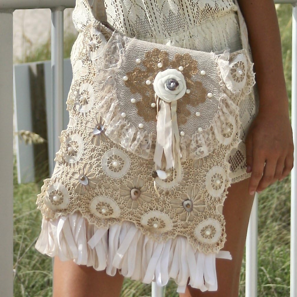 Dream Catcher Crossbody Bag OOAK