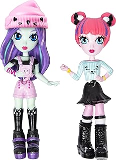 Off the Hook Style BFFs, Brooklyn & Alexis (Concert), 4-inch Small Dolls with Mix and Match Fashions and Accessories, for Girls Aged 5 and Up