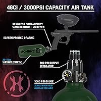 Vista 46 de HK Army Sistemas de aire comprimido de aluminio del tanque de Paintball de HPA - Regulador estándar