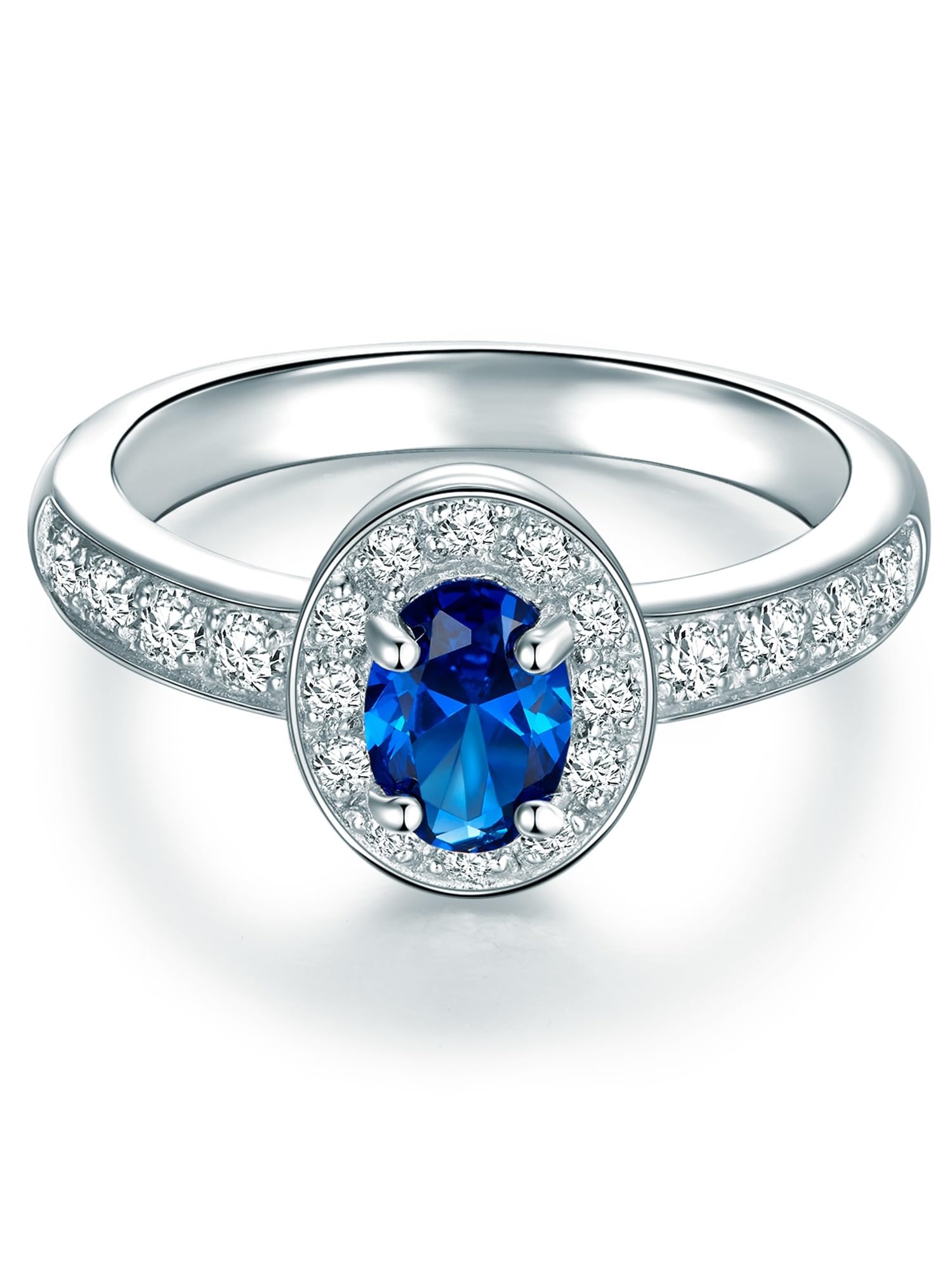 Trilani Anello a contorno da Donna in Argento Sterling