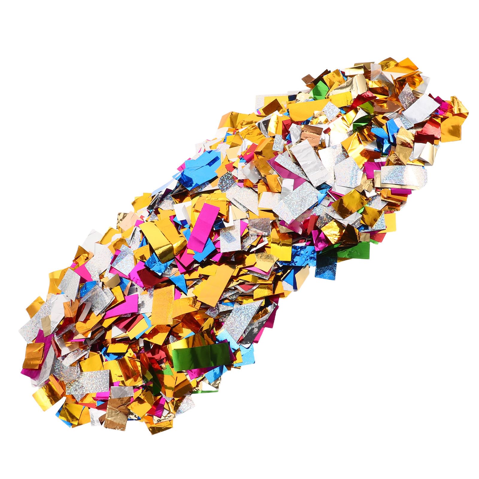 Papel Metálico 5x2 Cm para Efecto Deslumbrante Máquina de Confeti y Colores Resistentes Tamaño para Actuaciones en Escenario y Reuniones Familiares